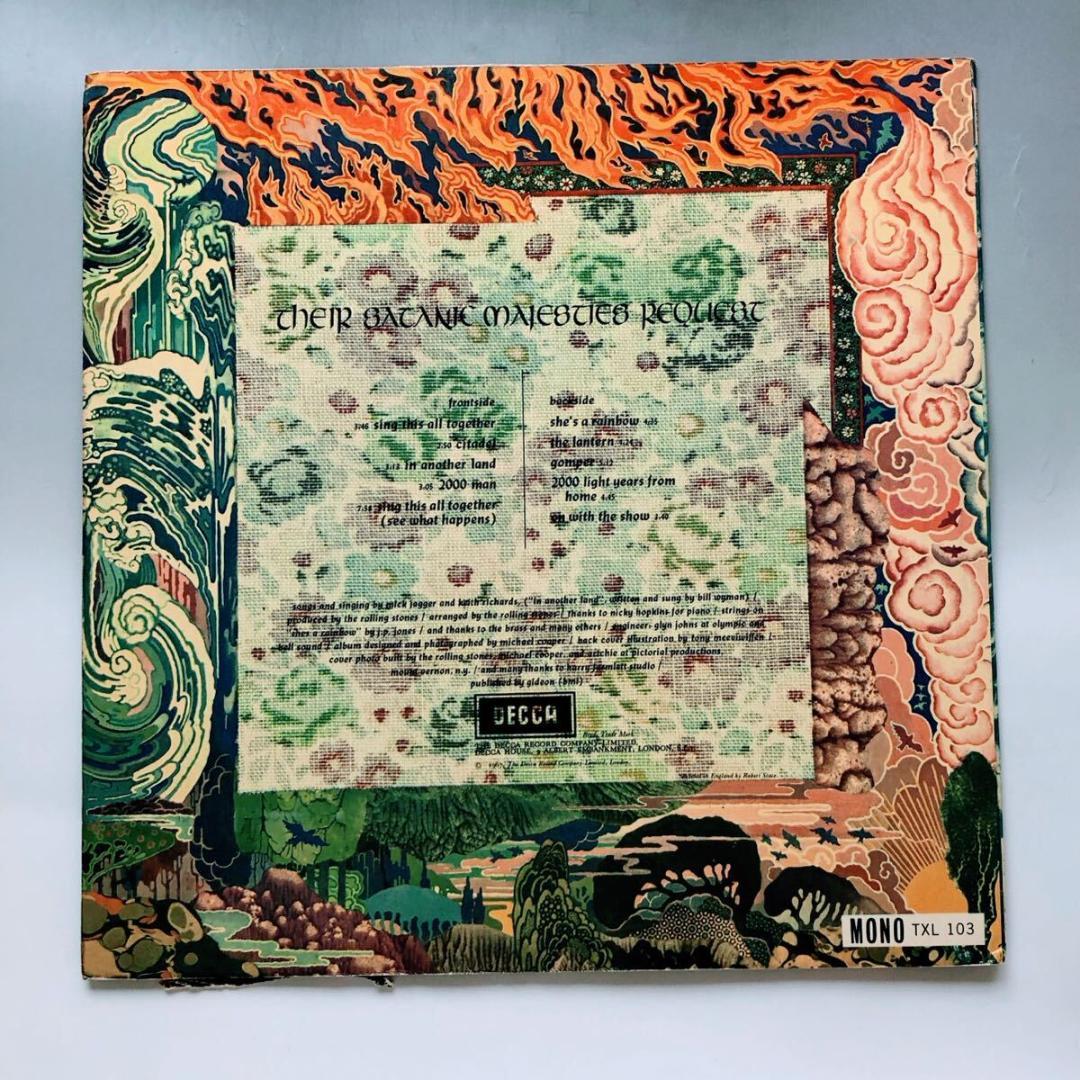 #3733【希少UK初期プレス盤】ローリングストーンズ 1967年 LPレコード