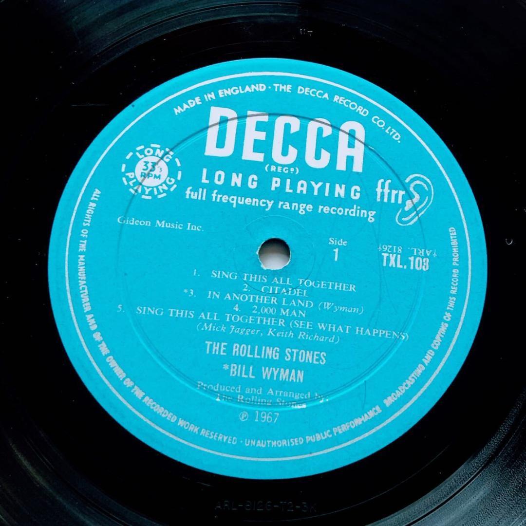 #3733【希少UK初期プレス盤】ローリングストーンズ 1967年 LPレコード