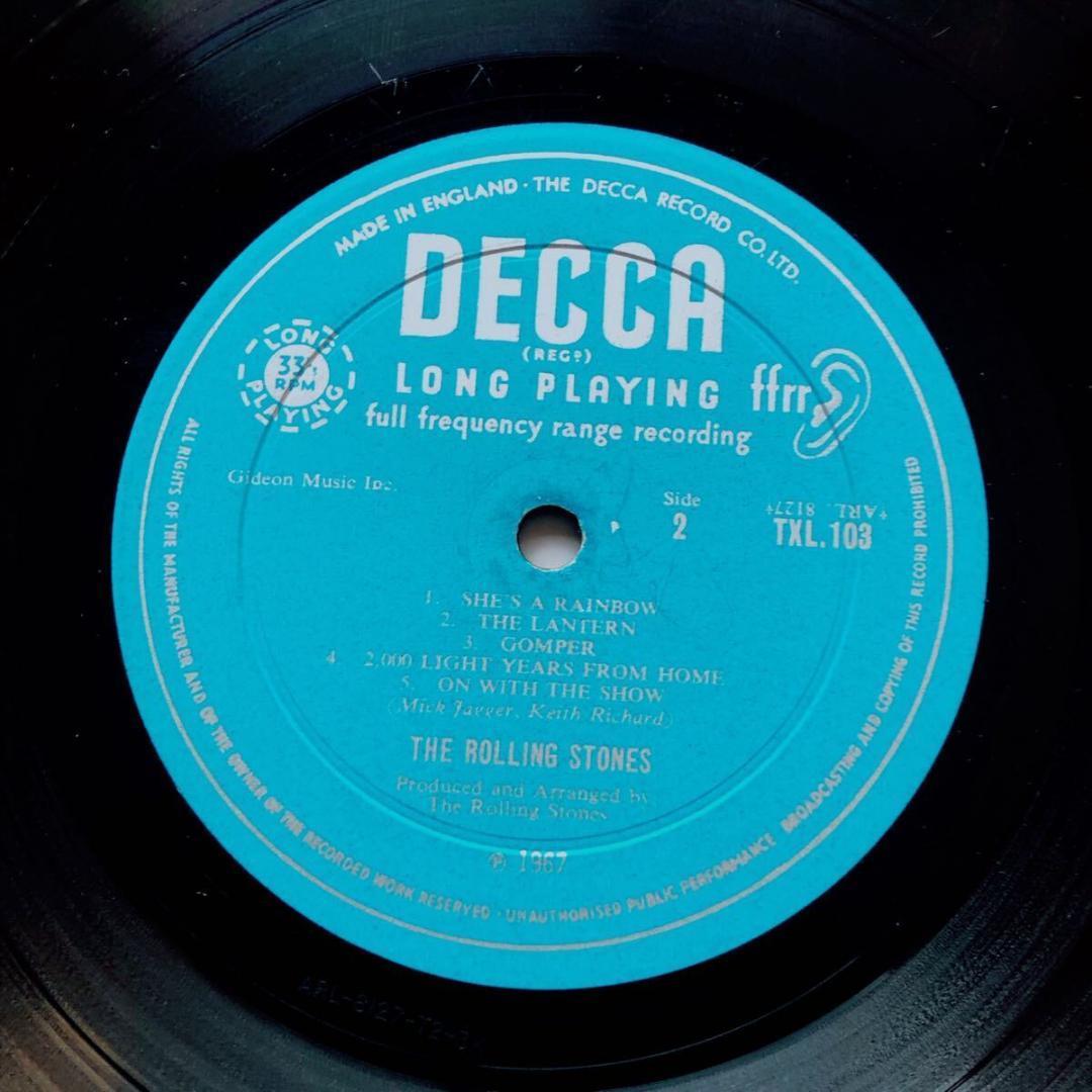 #3733【希少UK初期プレス盤】ローリングストーンズ 1967年 LPレコード