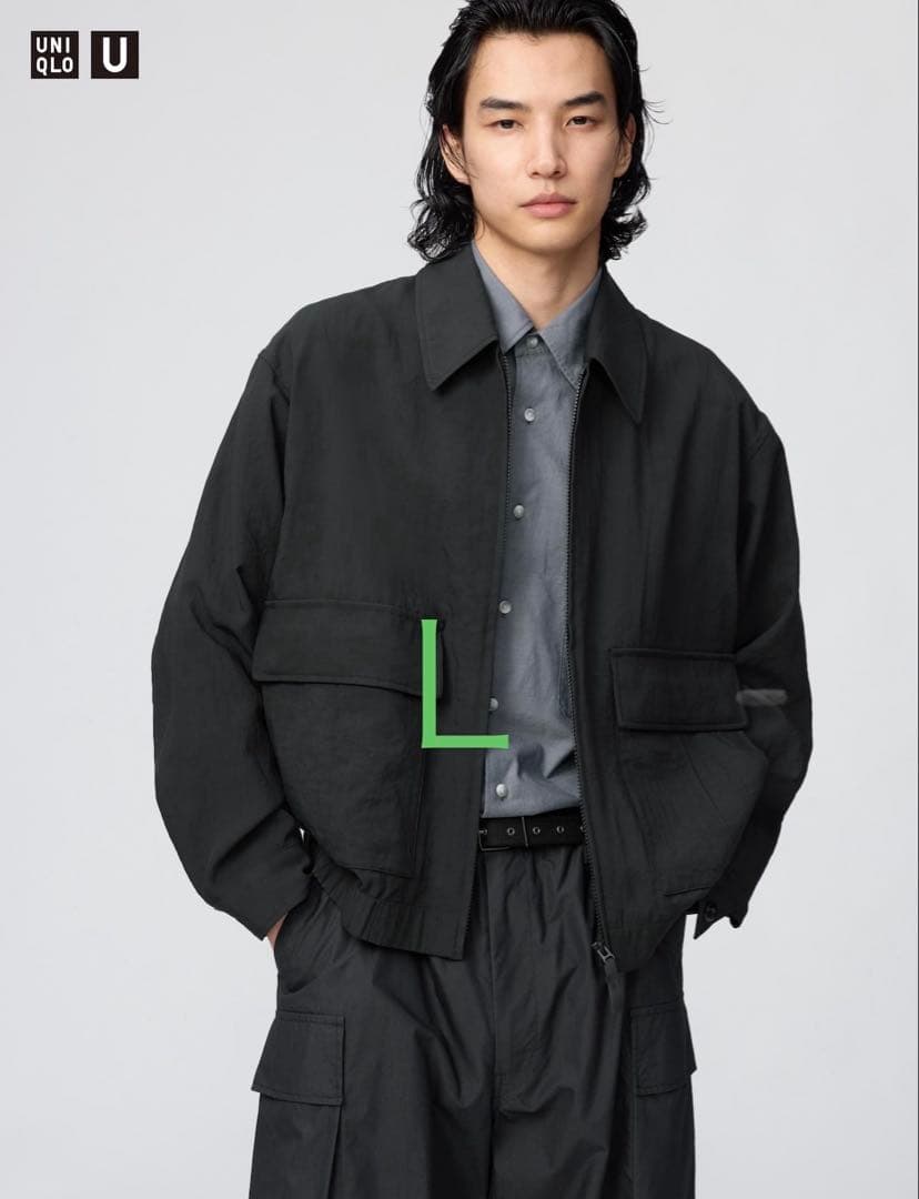 限定価格‼️UNIQLO U Lサイズ ショートブルゾン 2026