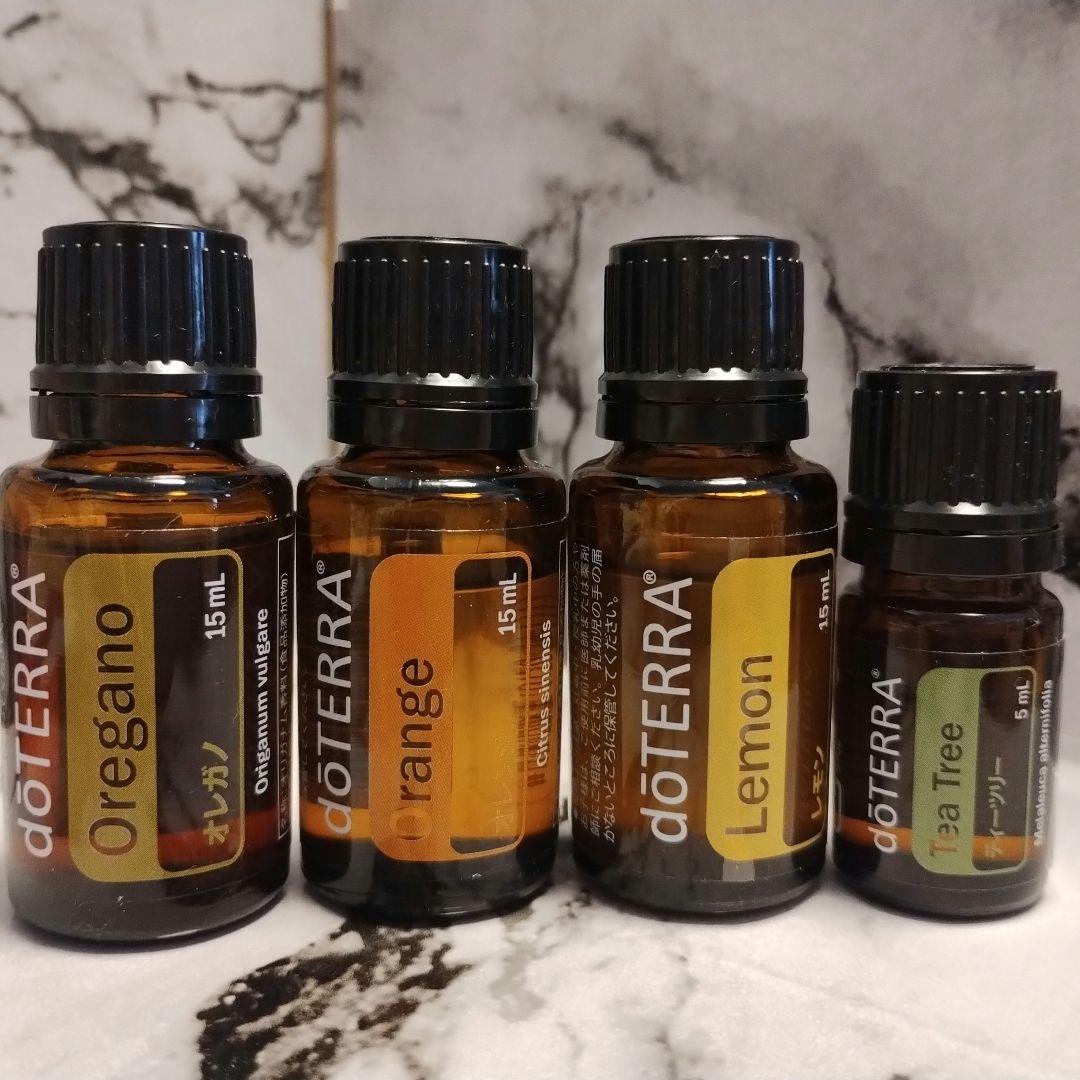 doTERRA ココナッツオイル2本+オレガノ、オレンジ、レモン、ティツリー