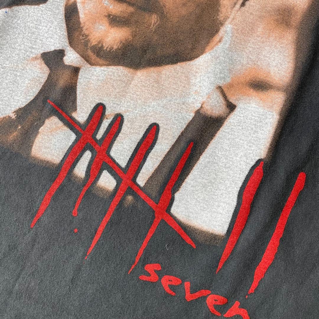 Seven セブン ブラッド ピット 七つの大罪 ムービー TEE 墨黒 L