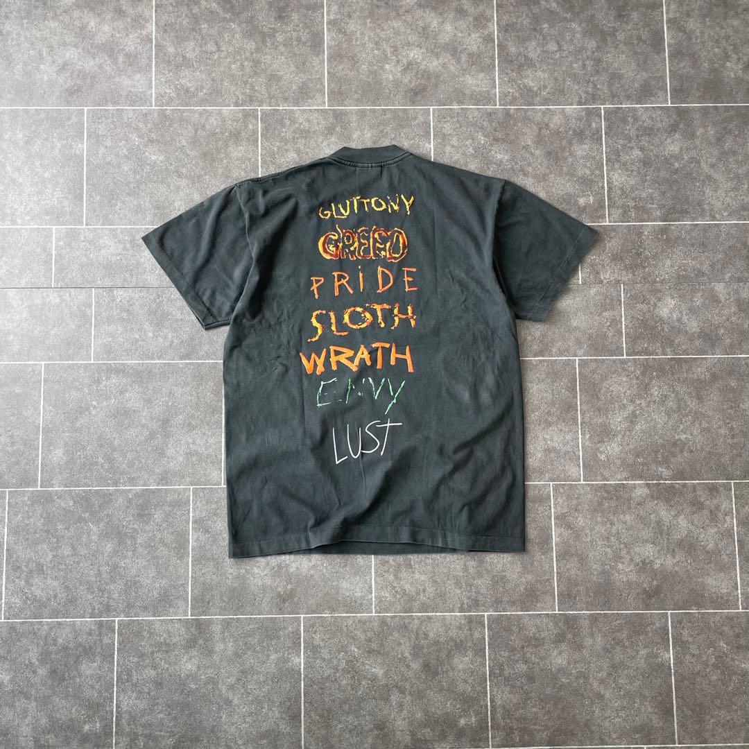 Seven セブン ブラッド ピット 七つの大罪 ムービー TEE 墨黒 L