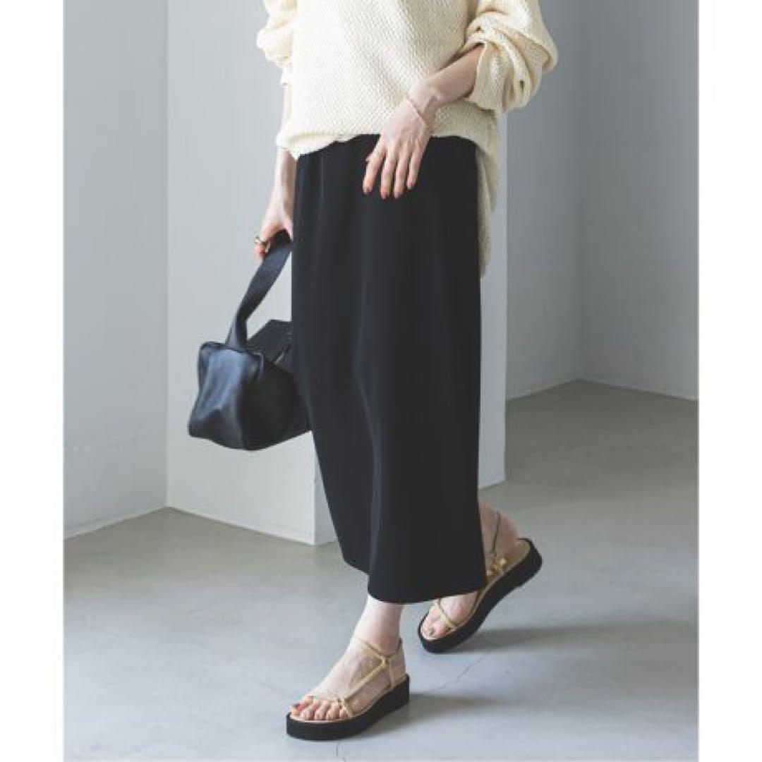 NOBLE 22AW ジャージーライクカラータイトスカート