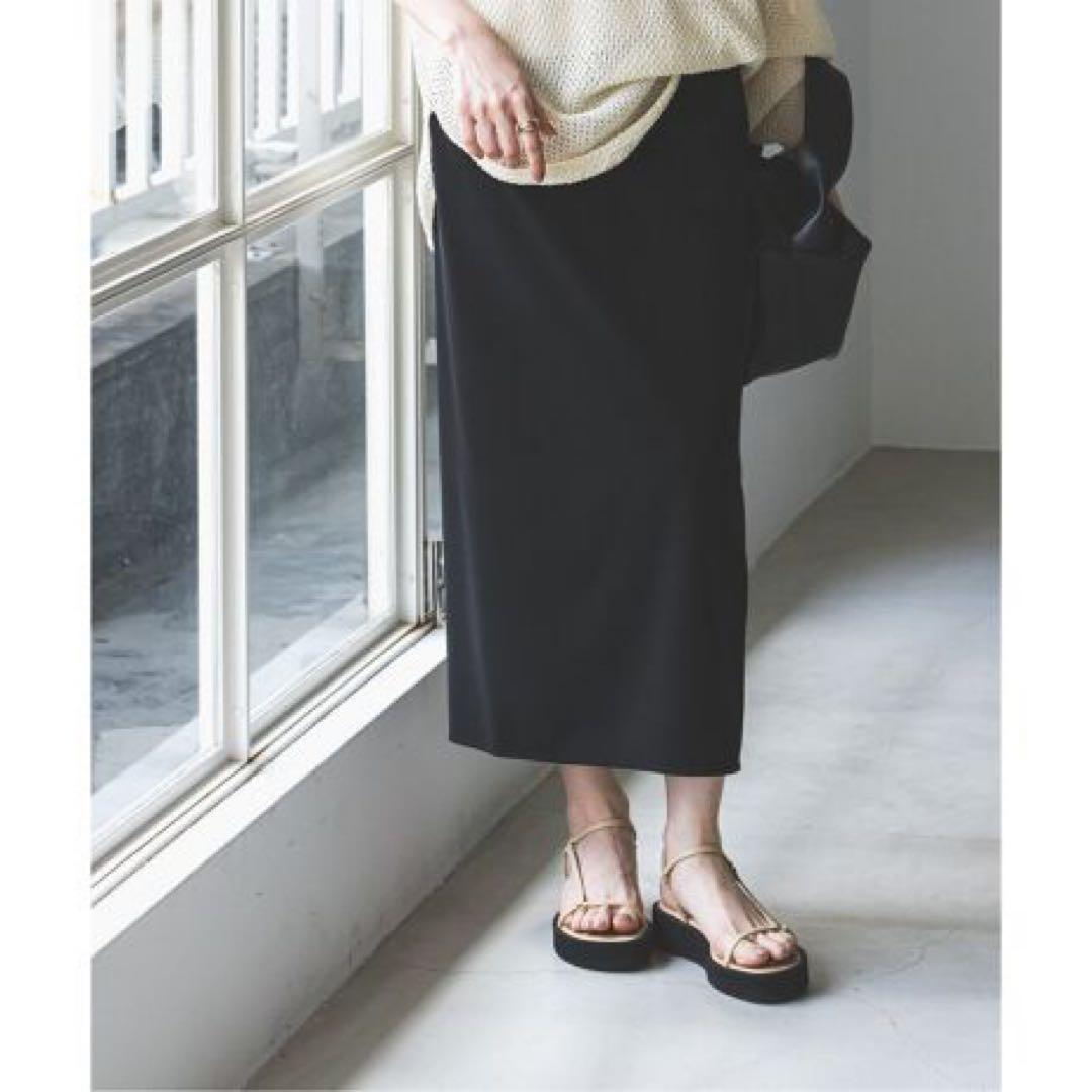 NOBLE 22AW ジャージーライクカラータイトスカート