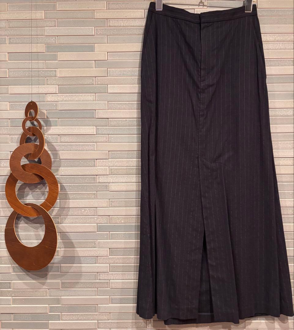 【美品】スピックアンドスパン　麻マキシスカート サイズ36