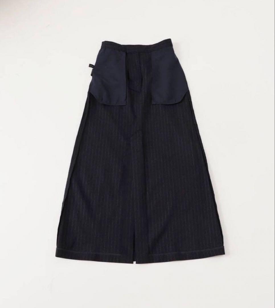 【美品】スピックアンドスパン　麻マキシスカート サイズ36