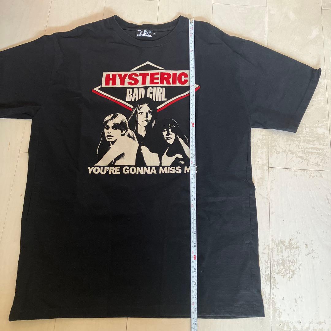 中古品　HYSTERIC GLAMOUR ブラック Tシャツ M
