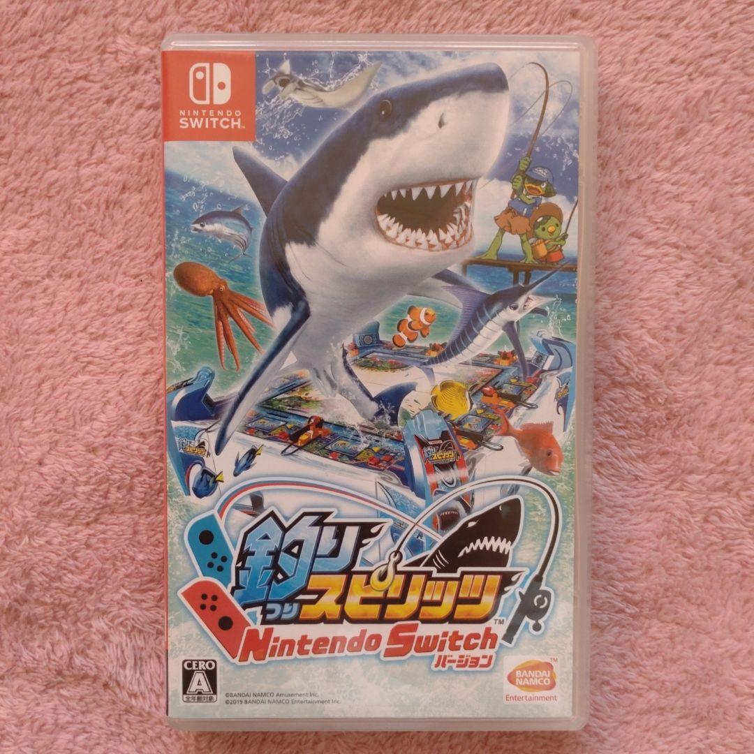 【送料込】Switch「釣りスピリッツ」とJoy-Conアタッチメント２つ