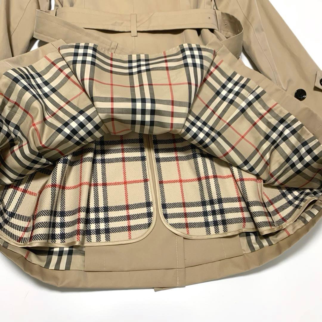 【美品】バーバリーロンドン トレンチコート ライナー付ノバチェック サイズ40