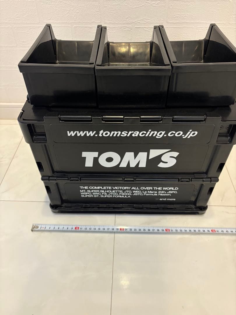 TOM'S 36 ブラック収納ボックスセット