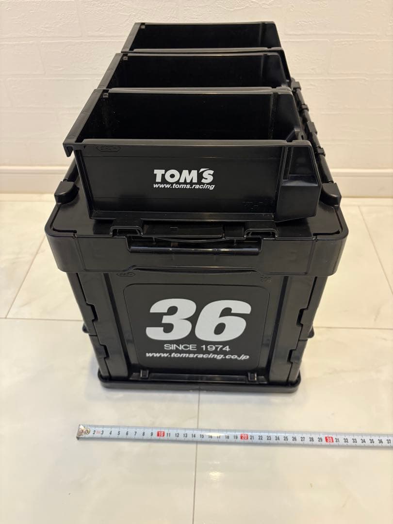 TOM'S 36 ブラック収納ボックスセット