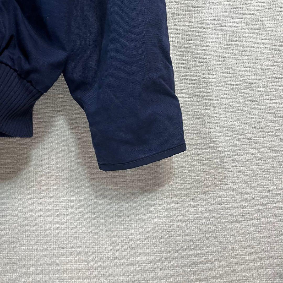 希少品 2XL カーハート 企業刺繍　ロゴタグ　アクティブジャケット ネイビー