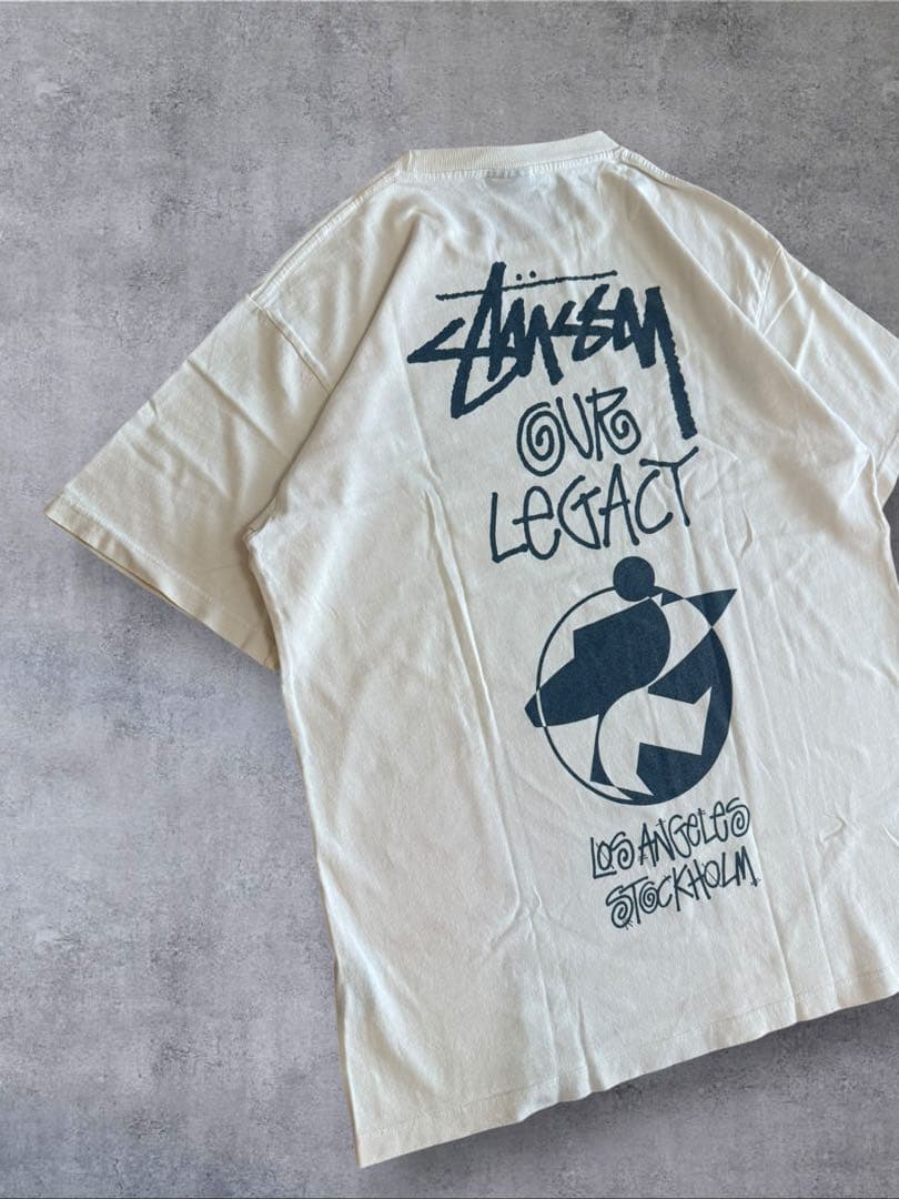 80s usa製 Stüssy × Our Legacy Tシャツ XL相当