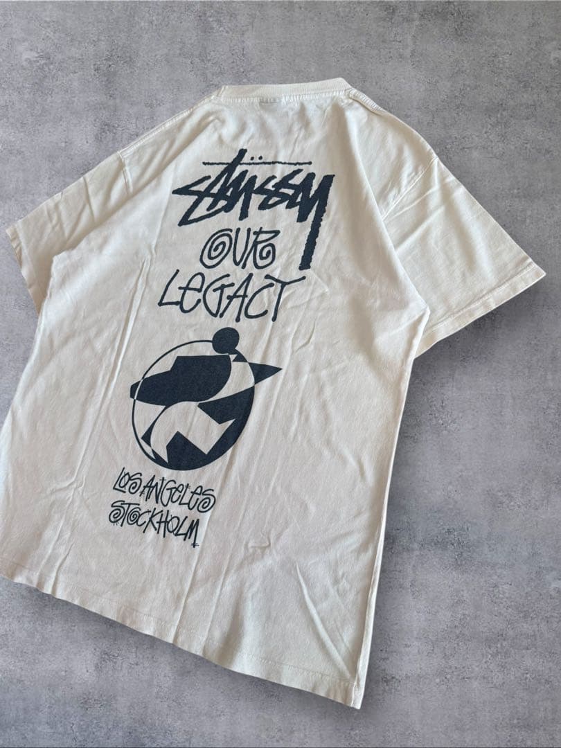 80s usa製 Stüssy × Our Legacy Tシャツ XL相当