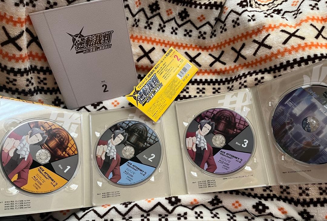 逆転裁判アニメ　1期（1、2クールBOX）