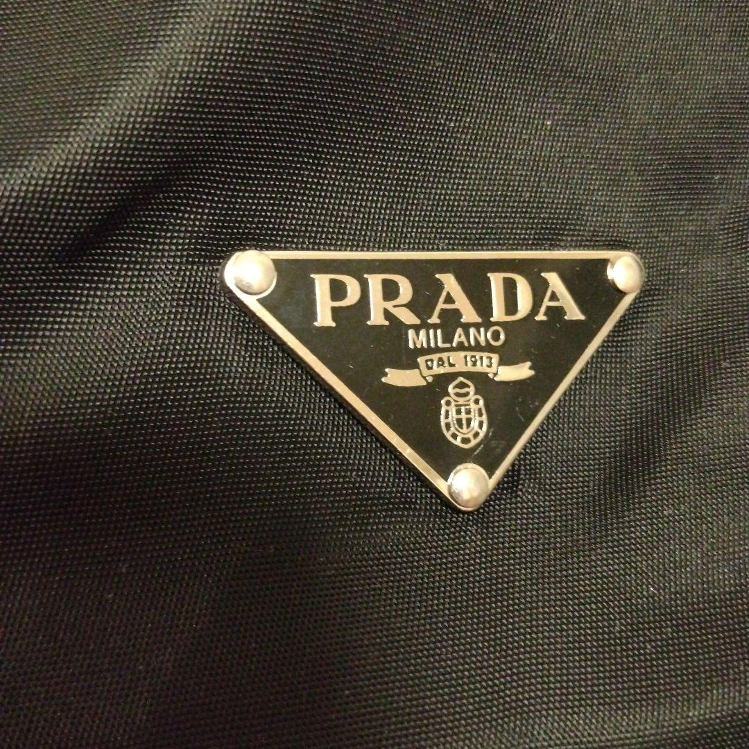 PRADA ミニボストンバッグ　ブラック　ハンドバッグ　プラダ　ナイロンバッグ