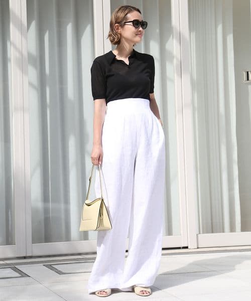 EVERYDAY I LIKE.★Cotton Poloshirt ニット
