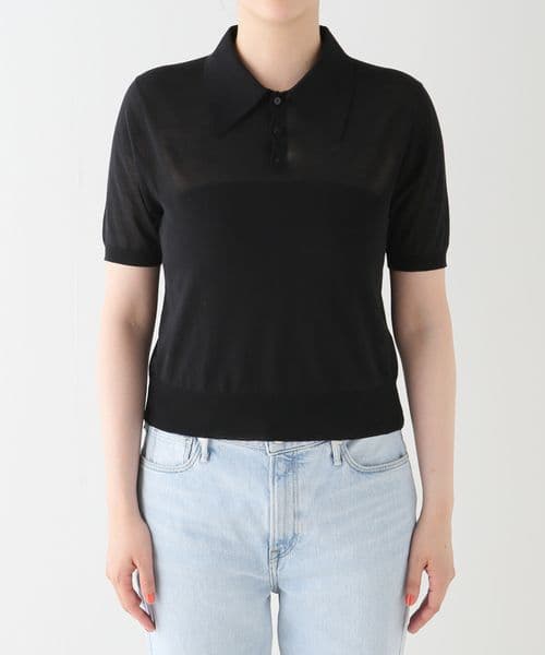 EVERYDAY I LIKE.★Cotton Poloshirt ニット