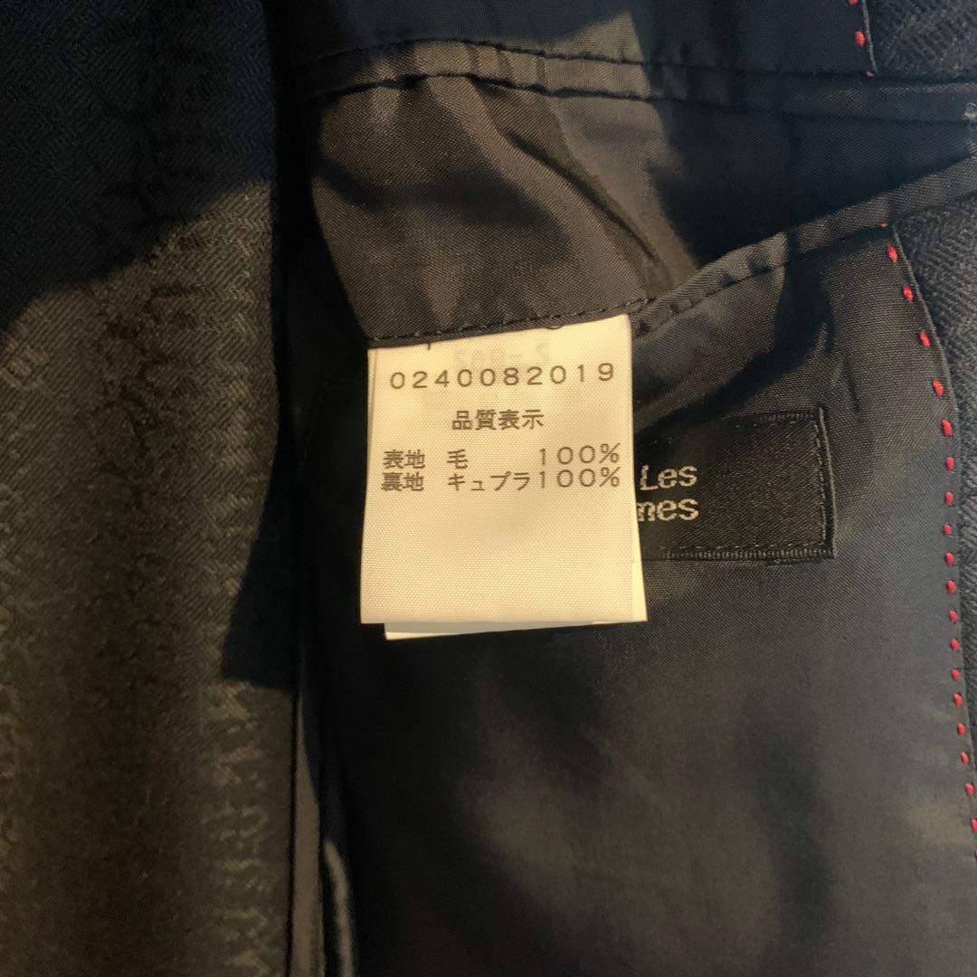 【5351 Pour Les Hommes】ブラック蛇柄　テーラードジャケット