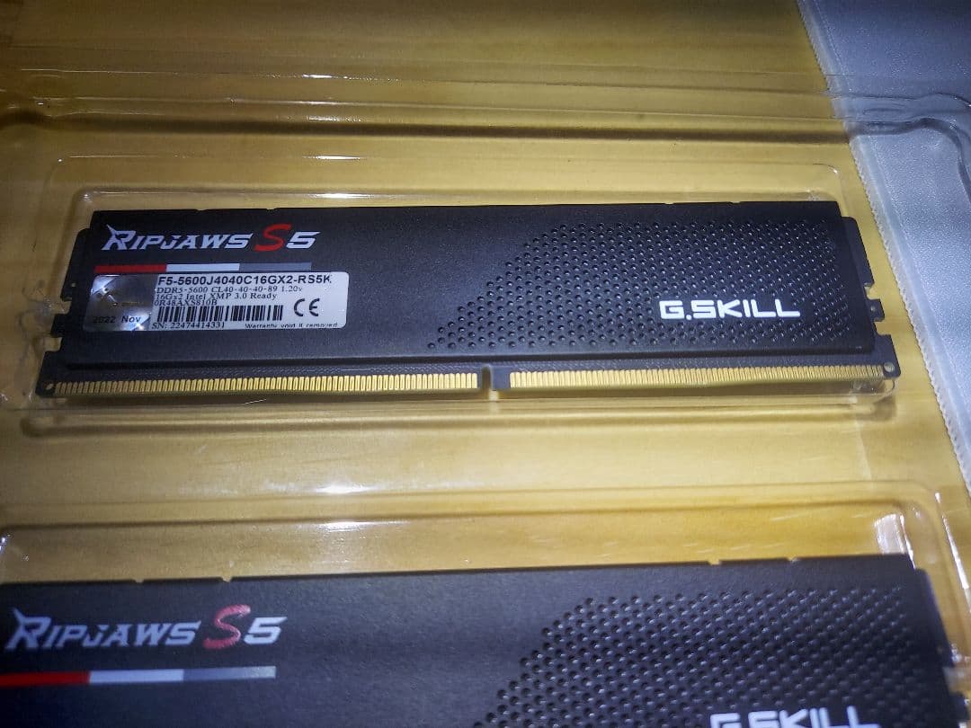 メモリー G.SKILL F5 DDR5 5600MHz 16GBx2