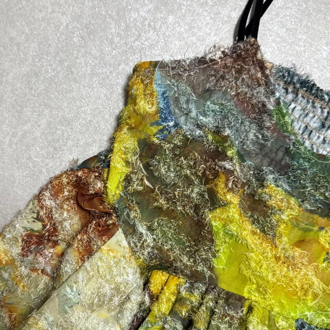 トップス Msize MEDI RACHEL FLUFFY ART CAMISOLE
