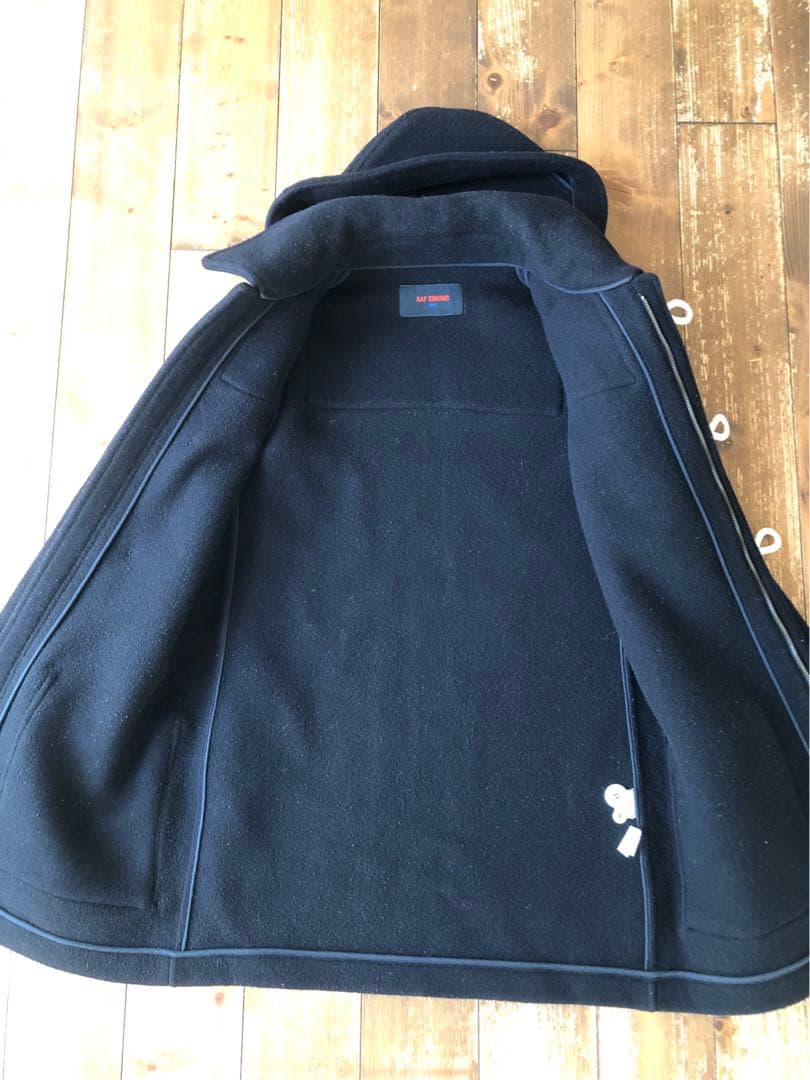 RAF SIMONS 1995 ラフシモンズ ダッフルコート 黒色 44