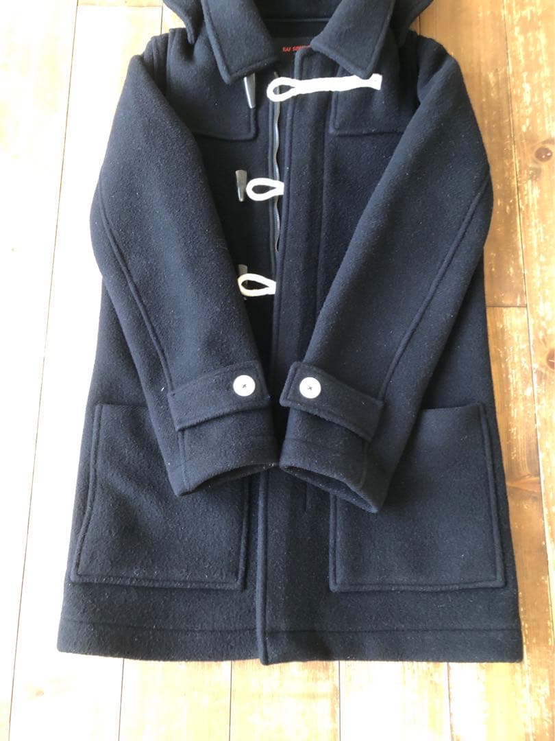 RAF SIMONS 1995 ラフシモンズ ダッフルコート 黒色 44