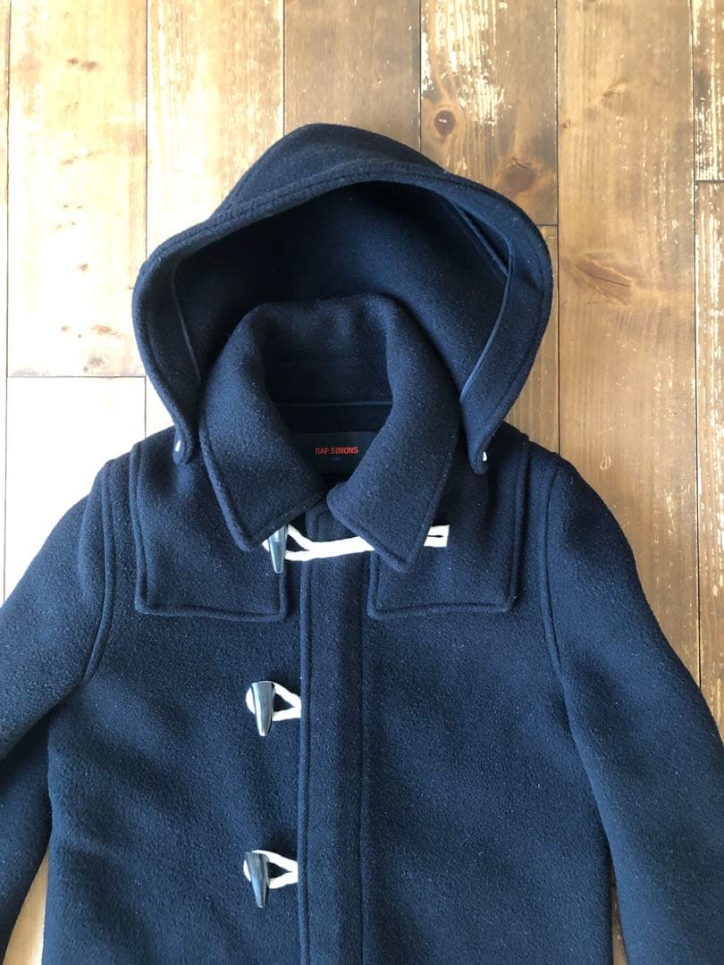 RAF SIMONS 1995 ラフシモンズ ダッフルコート 黒色 44