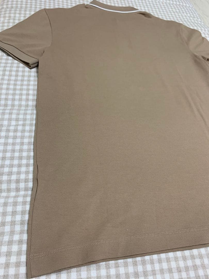美品 未使用 Lacoste ベージュ ポロシャツ 半袖 限定