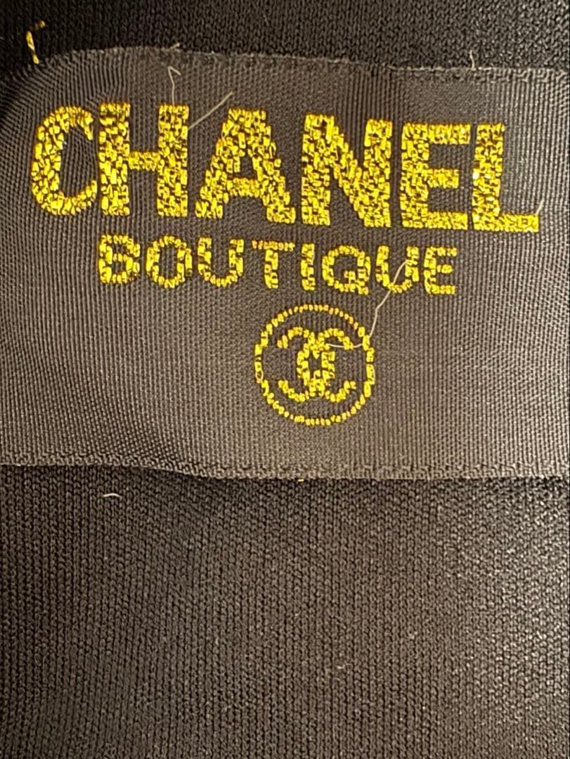 CHANEL ブラック 半袖Tシャツ