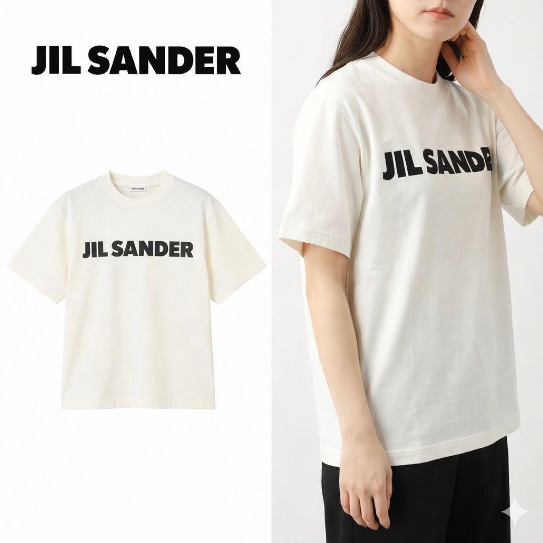 J858 XS ジルサンダー Tシャツ ホワイト レディース