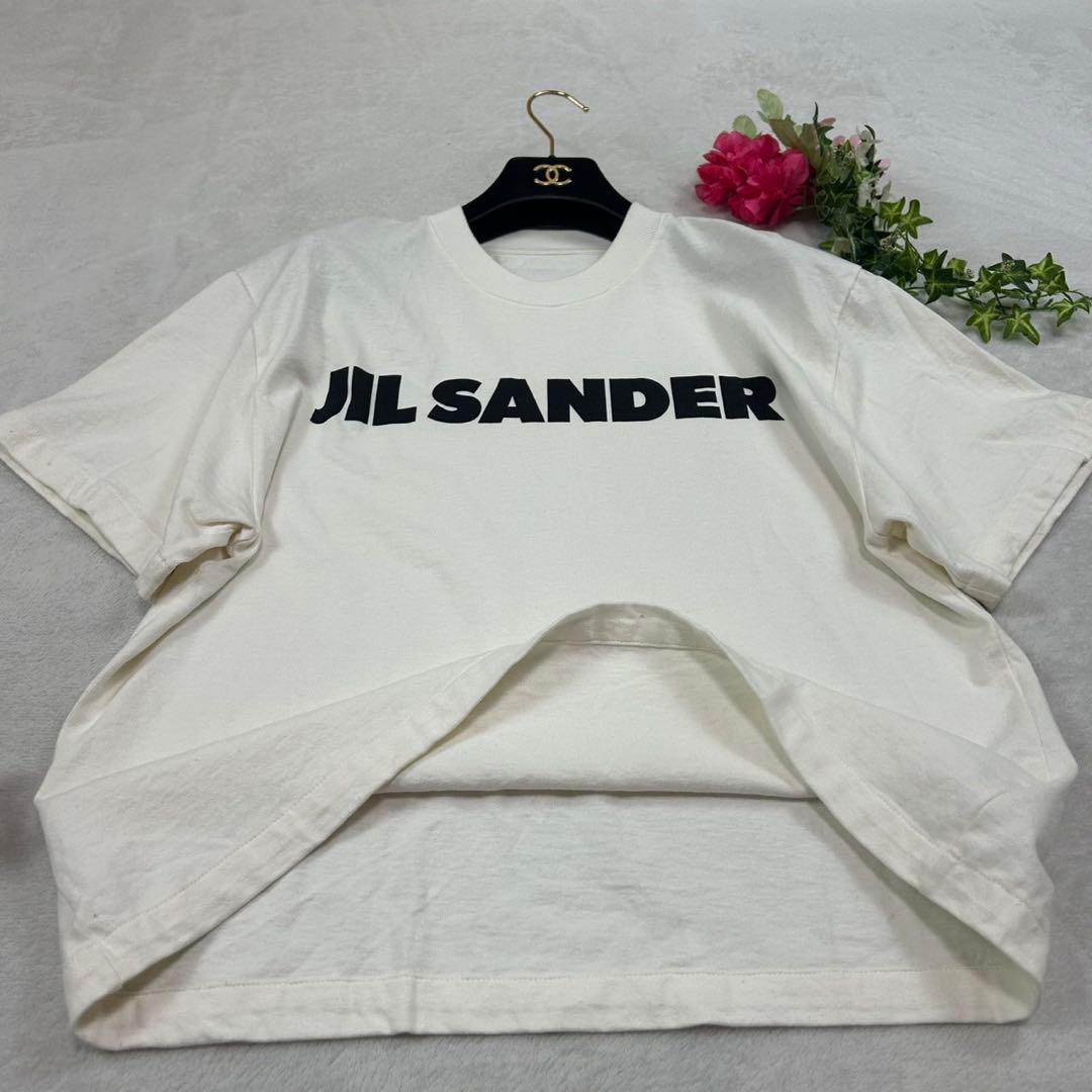 J858 XS ジルサンダー Tシャツ ホワイト レディース