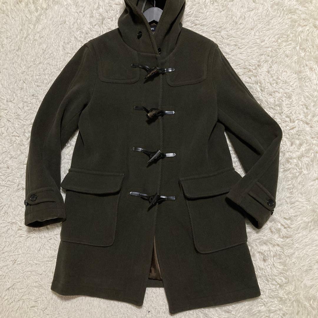 シップス ダッフルコート L レザー テッスート・ヴァッロンブローザ ジャケット