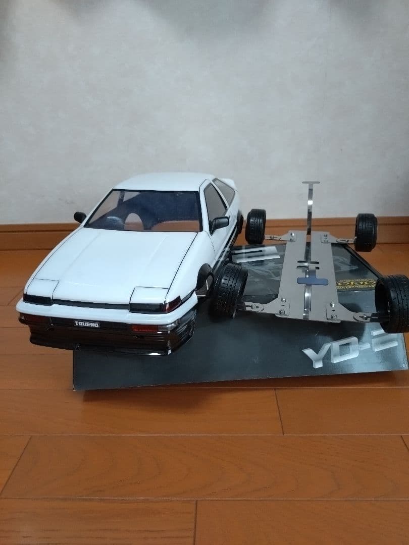 トレノ AE86 ホワイト/ブラック パンドラ ディスプレイシャーシ ete