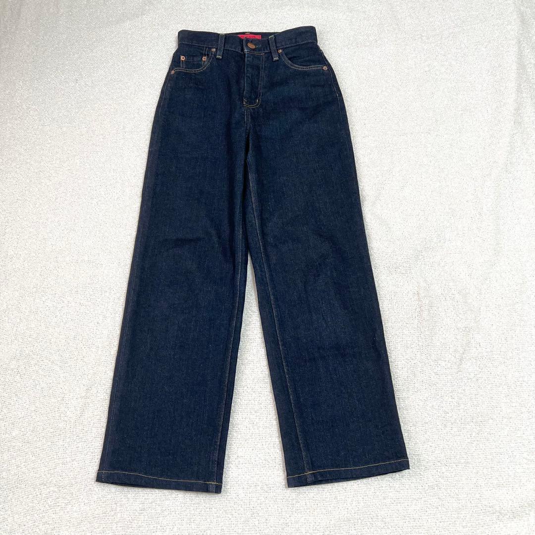 RED CARD×TOMORROWLAND別注 ワイド ストレートデニム 22