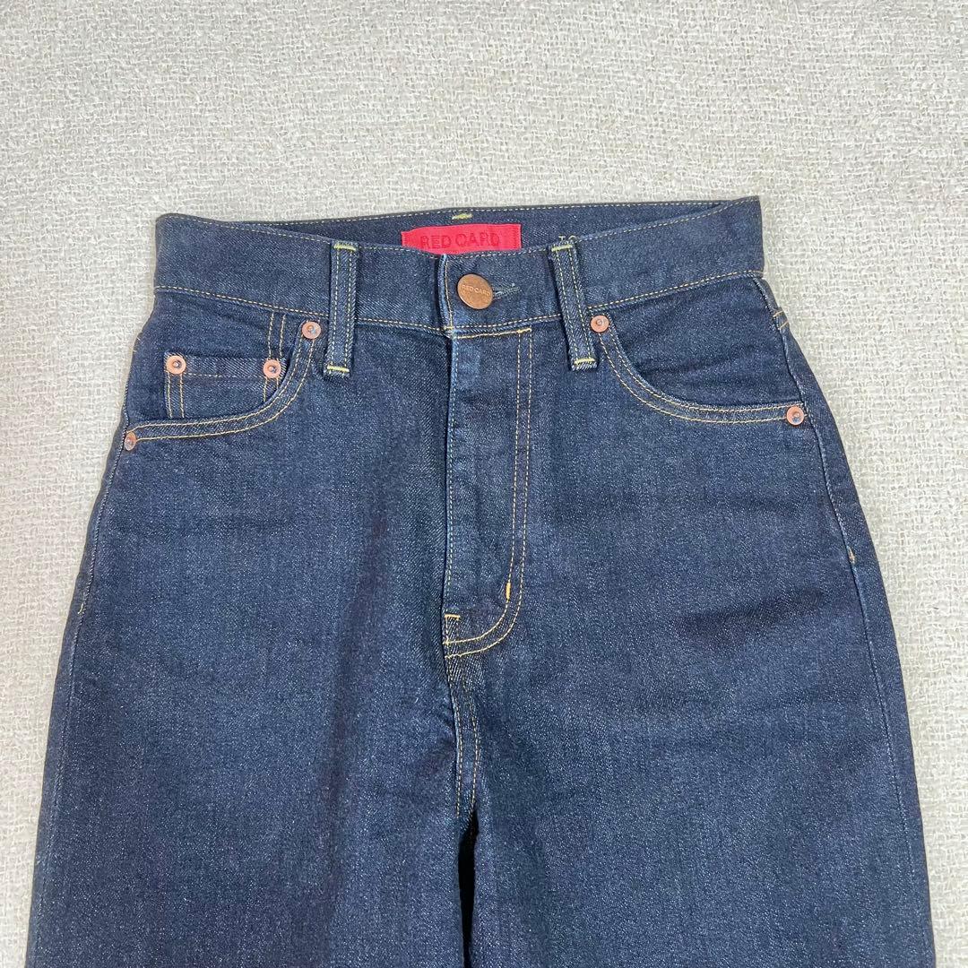 RED CARD×TOMORROWLAND別注 ワイド ストレートデニム 22