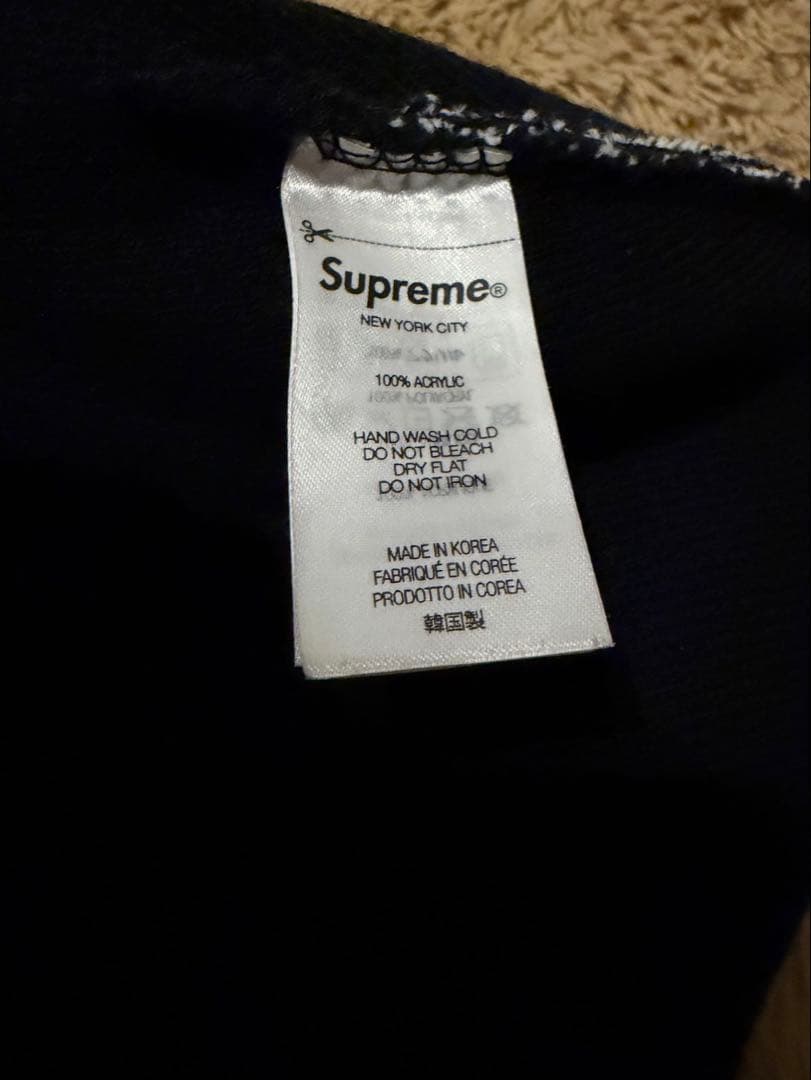 supreme FUCK MONEY ニット帽