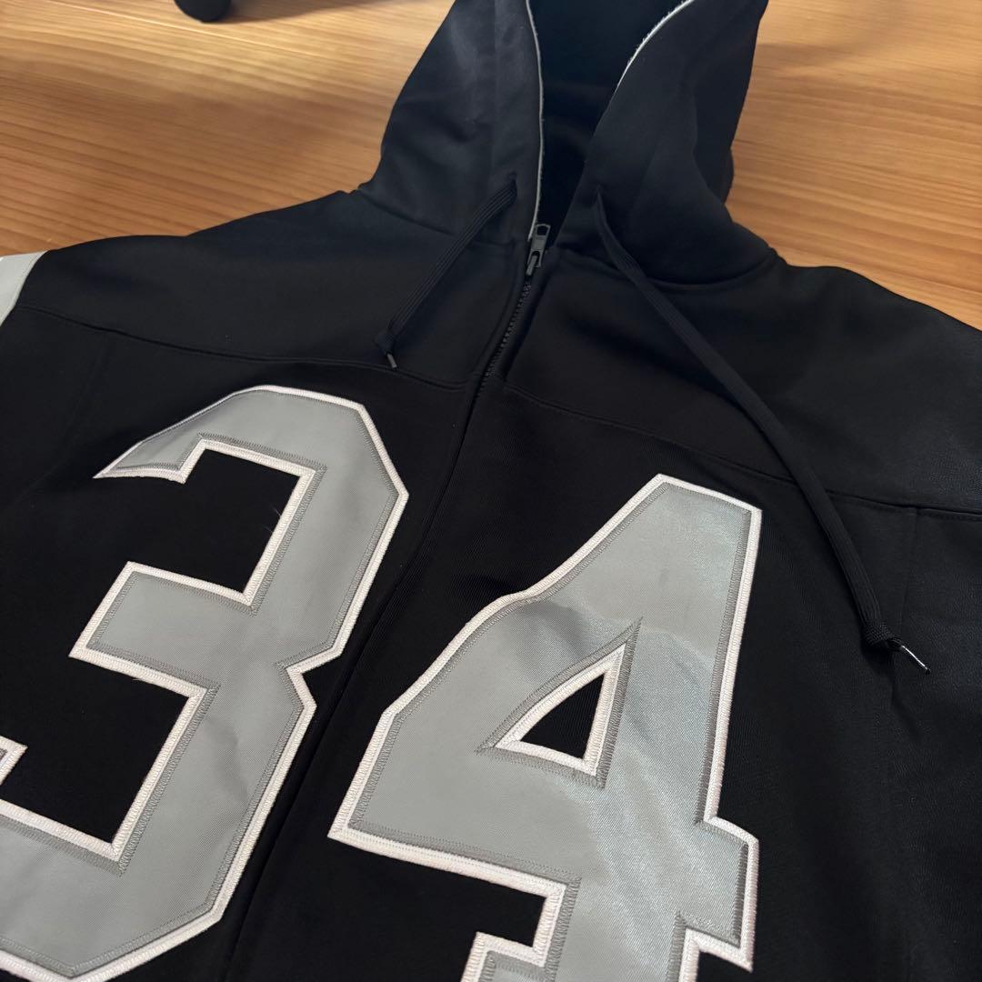 【極美品】Football Zip Up Hooded Sweatshirt