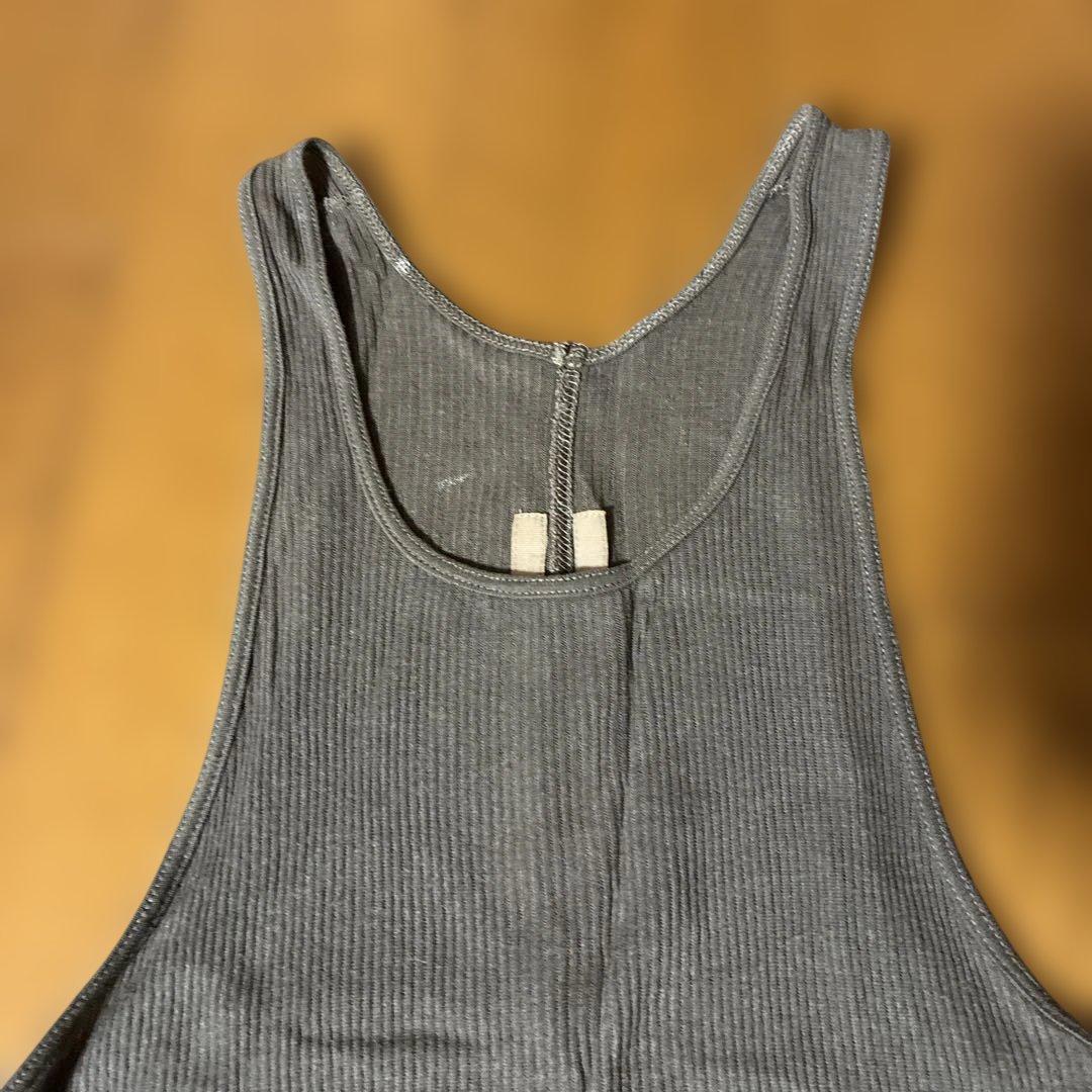 トップス Rick Owens basic rib tank DUST