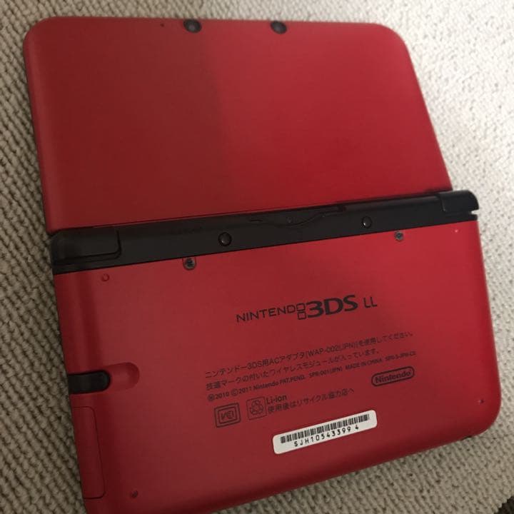 ニンテンドー3DS LL レッド×ブラック