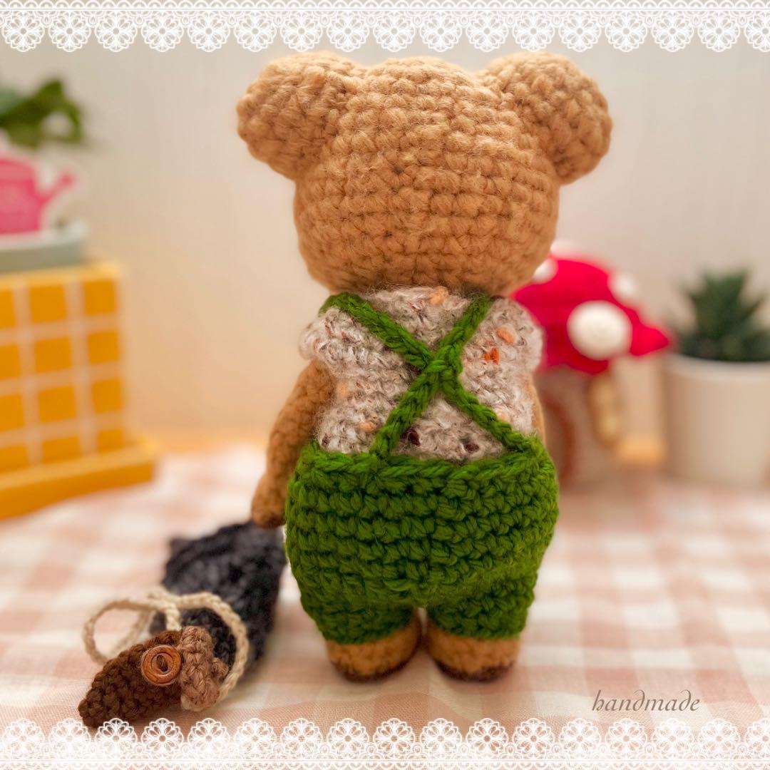 R*✿様 ♦︎作家Megmeg's Doll様の許可有り♧くまくん　きのこのお家