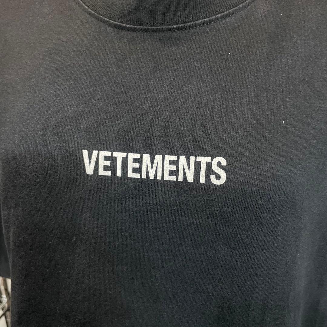 k*i様 VETEMENTS ブラック オーバーサイズ Tシャツ