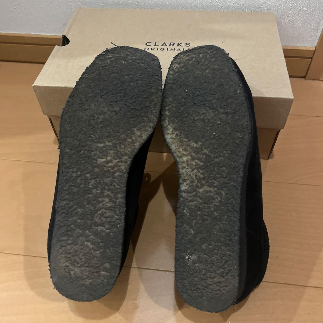 クラークス ワラビー メンズ BLACK US8.5