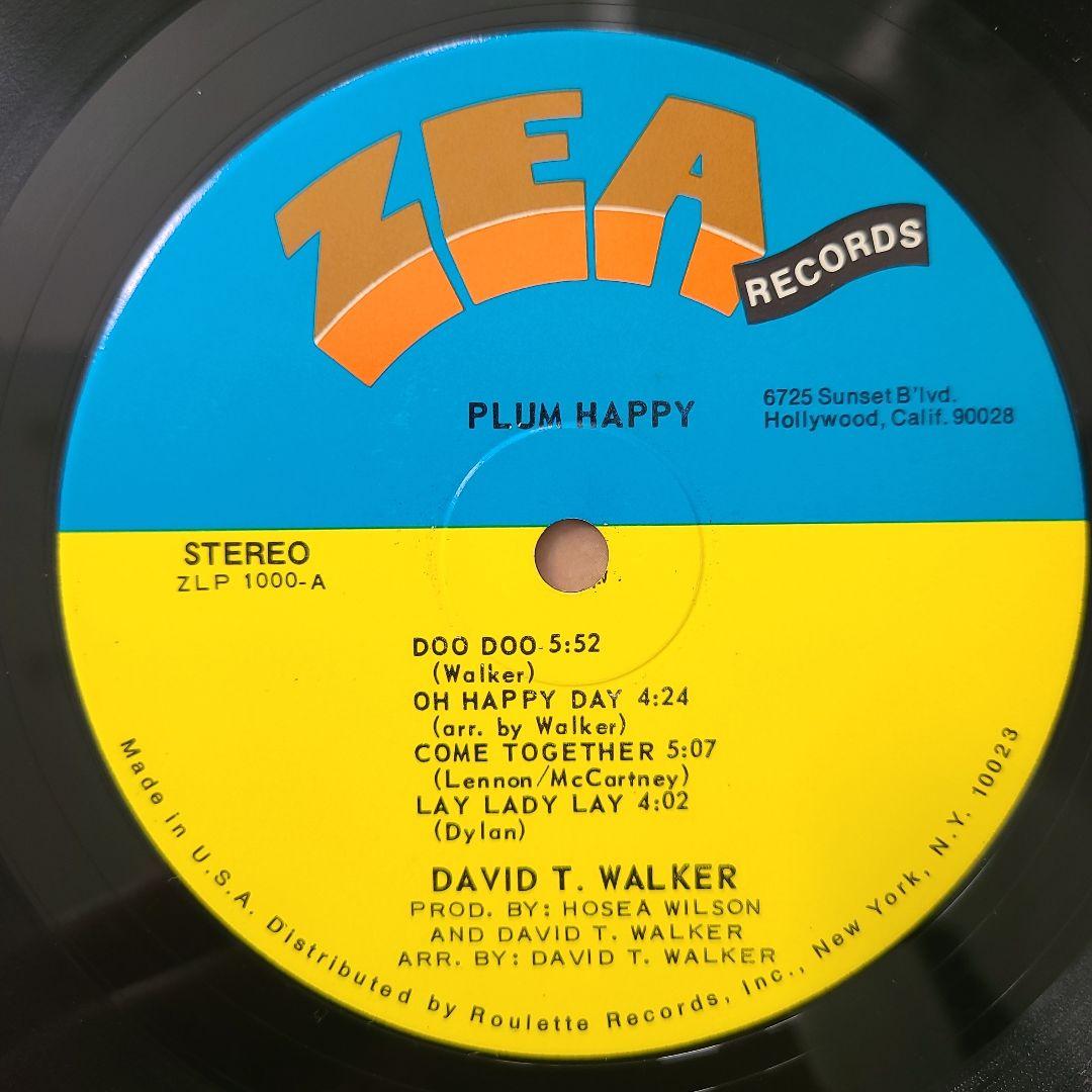 ★ＵＳオリジナル盤★『PLUM HAPPY』DAVID T.WALKER