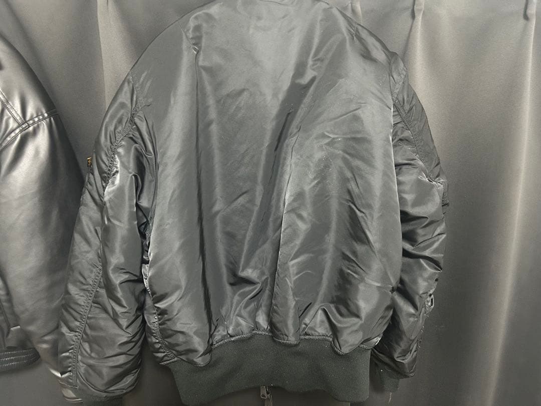 Alpha Industries MA-1 ブラックジャケット Lサイズ