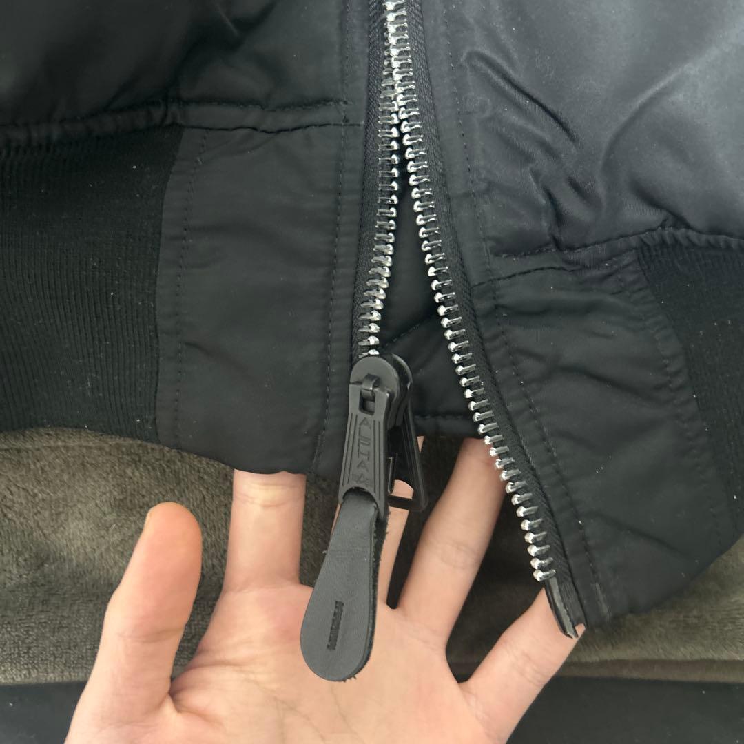 Alpha Industries MA-1 ブラックジャケット Lサイズ