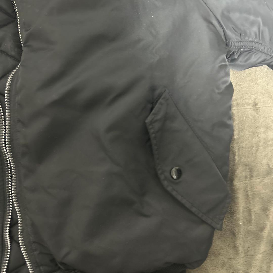 Alpha Industries MA-1 ブラックジャケット Lサイズ