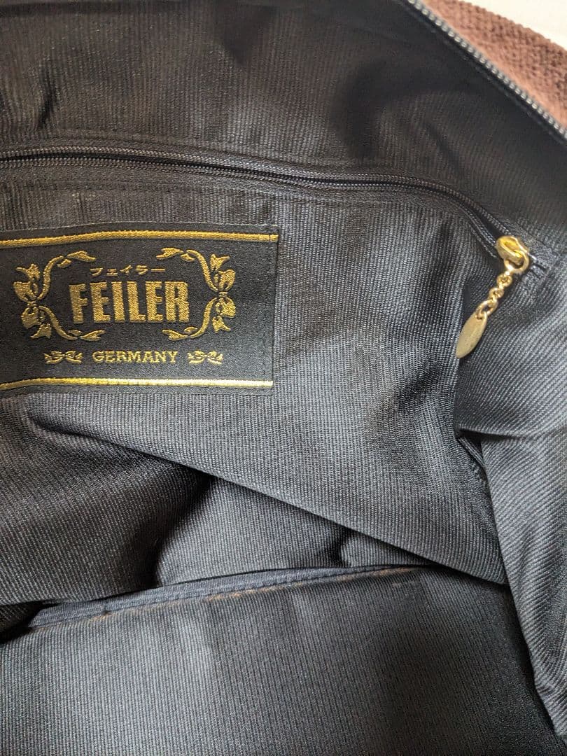 【まりころ☪】美品使用1回FEILER　フェイラー　ボストンバッグ