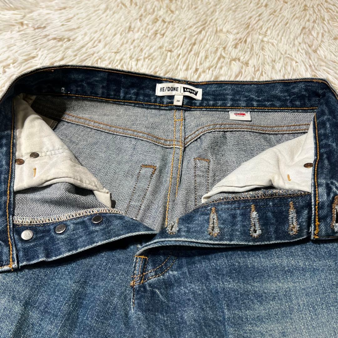 美品　リーバイス　リダン　24　ストレートジーンズ　デニム　vintage 冬春